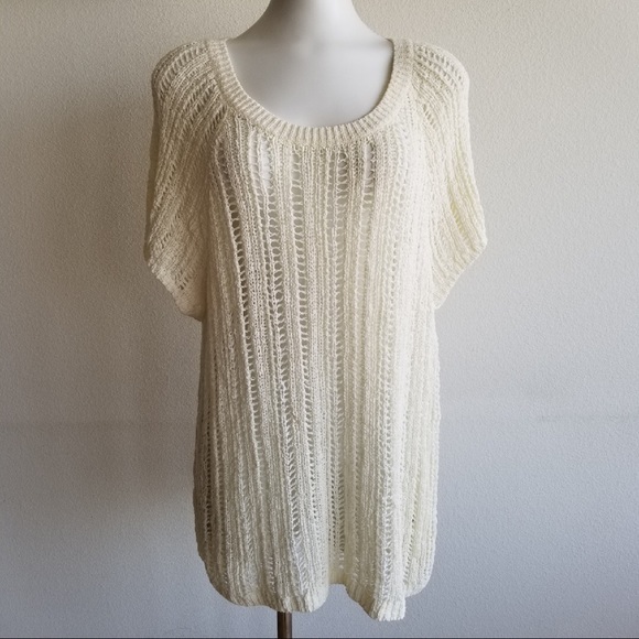 torrid Sweaters - torrid | loose-knit short sleeve sweater | 3X
